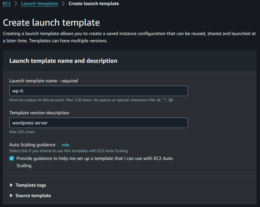 creating launch temp