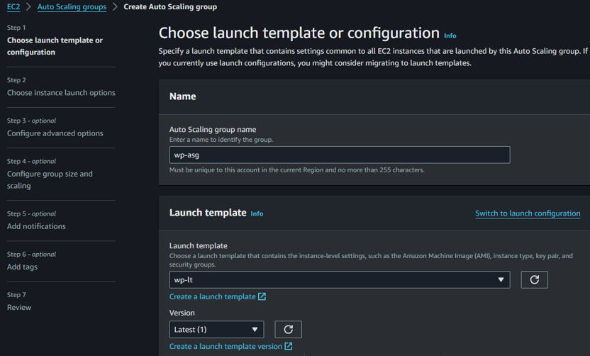 Naming and selecting LT