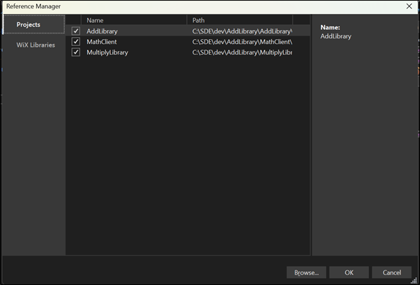 Selecting References