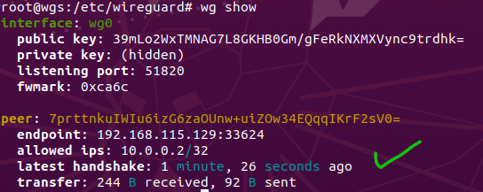 VPN Server Successful