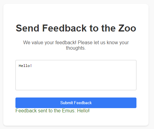 zoo-feedback-form