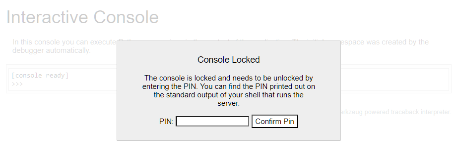 Console Page